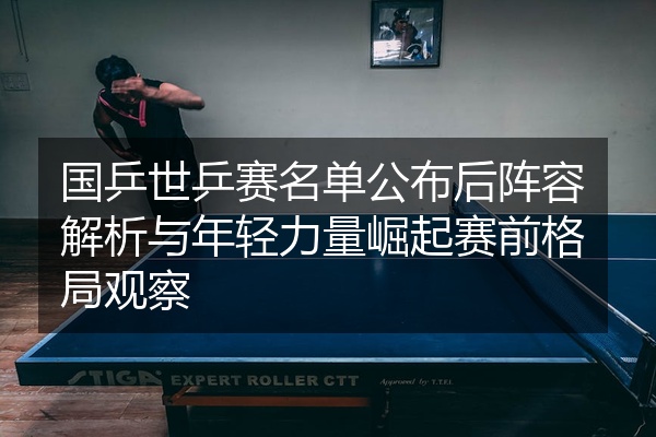 国乒世乒赛名单公布后阵容解析与年轻力量崛起赛前格局观察